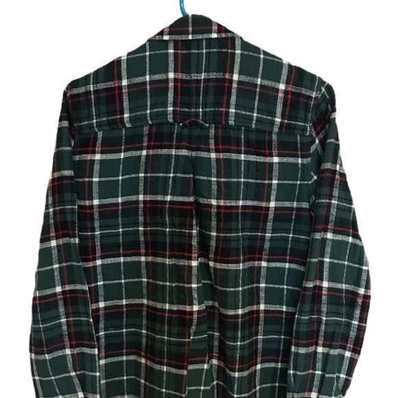 American Eagle Outfitters Dark Green Checkered Shirt - Picture 4 of 5